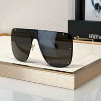 Alexander McQueen AM0313S - 002 GOLD | SUNGLASSES UNISEX 💀