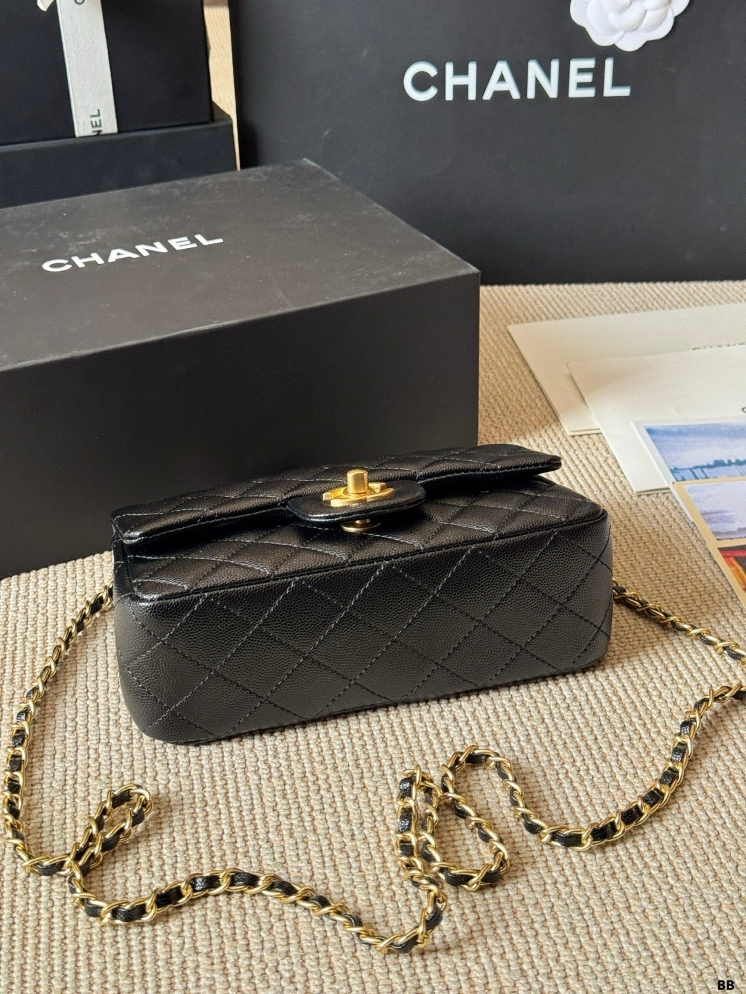 CHANEL Chanel Mini Flap Bag in Quilted Leather with Chain 23  ✨ - onlinechics.com