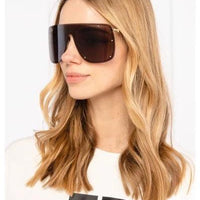 Alexander McQueen AM0313S - 002 GOLD | SUNGLASSES UNISEX 💀