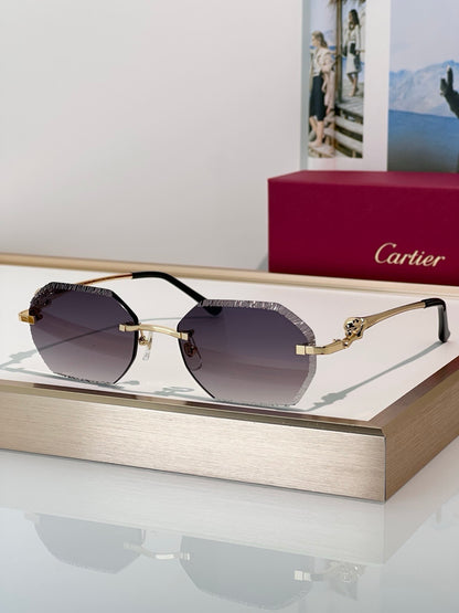 Cartier CLASSIC C DE CARTIER MOTIF Panthere CT0828 S Sunglasses 🐆 - onlinechics.com
