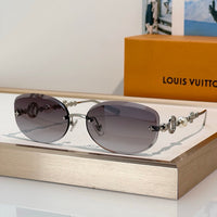 Louis Vuitton Z3166U LV Jewel Pearl Oval Sunglasses ✨