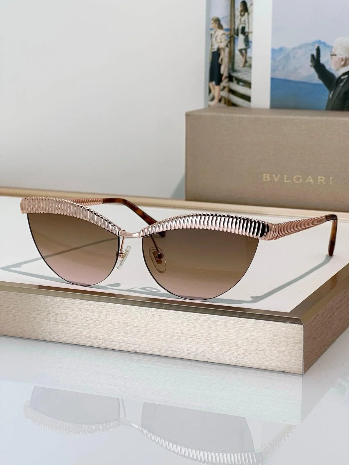 '- BVLGARI Bvlgari Tubogas BV 40056U Sunglasses ✨