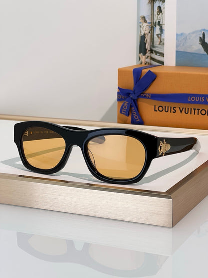 Louis Vuitton Z3048U LV Frog Round Square Sunglasses  ✨ - onlinechics.com