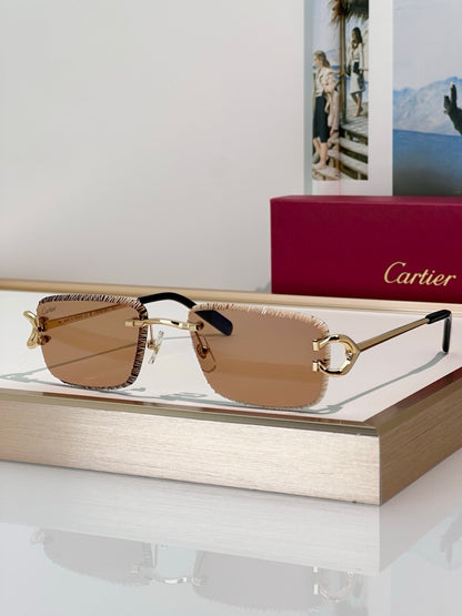 -  Cartier CLASSIC C DE CARTIER MOTIF CT0799 Sunglasses-Photochromic Glasses 🐆 - onlinechics.com