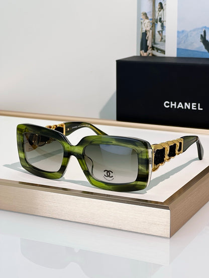 CHANEL 9183 EXCLUSIVE  RECTANGLE SUNGLASSES - Chanel Eyewear  🖤 - onlinechics.com