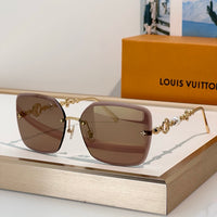 Louis Vuitton Z3407U LV Jewel Pearl Square Sunglasses ✨