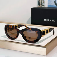 CHANEL 9182 EXCLUSIVE  OVAL  SUNGLASSES - Chanel Eyewear  🖤