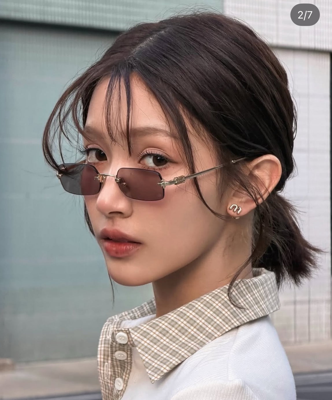 MIU MIU  B50S 26C09Z Old Gold Sunglasses✨