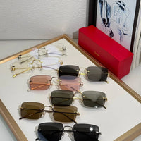 Cartier CT0367S 002 54 - Gold-Silver Unisex Sunglasses Precious 🐆 $11.000