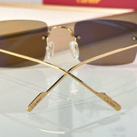 Cartier CT0367S 002 54 - Gold-Silver Unisex Sunglasses Precious 🐆 $11.000