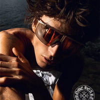 Chrome Hearts CLITANIC Unisex titanium mask frame Sunglasses⚜️