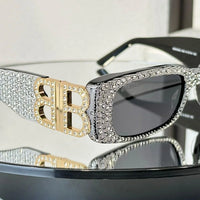 BALENCIAGA WOMEN'S DYNASTY RECTANGLE SUNGLASSES  👽 $1200