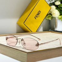 Fendi First FE4075US sunglasses in metal oval shape Women's✨