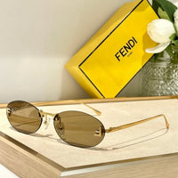 Fendi First FE4075US sunglasses in metal oval shape Women's✨