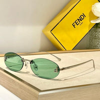 Fendi First FE4075US sunglasses in metal oval shape Women's✨