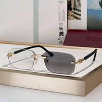 Gucci GG1221S Rimless  Unisex Sunglasses ✨