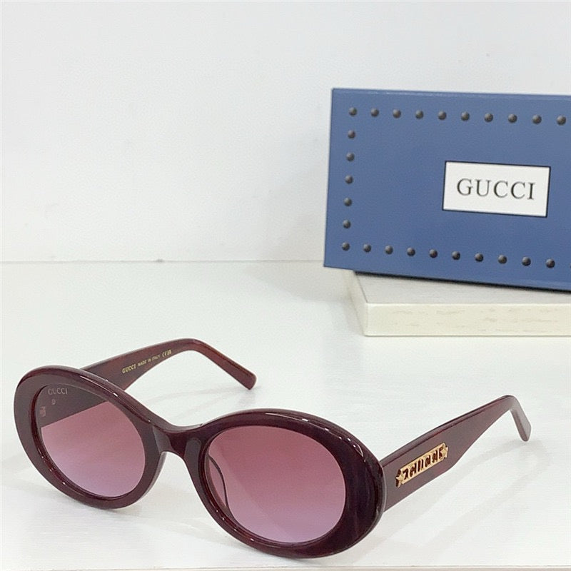 Gucci Oval Round Frame GG1587S Women's Sunglasses ✨