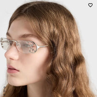PRADA SPRC57 Prada Runway Transparent Lenses Sunglasses🟥