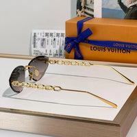Louis Vuitton Z3015U LV Jewel Low Cat Eye Sunglasses  ✨