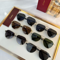 Cartier Exception POLARISED CT0425S 001 Sunglasses Pilot 59-16-140 ✨