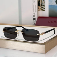 Gucci GG1221S Rimless  Unisex Sunglasses ✨