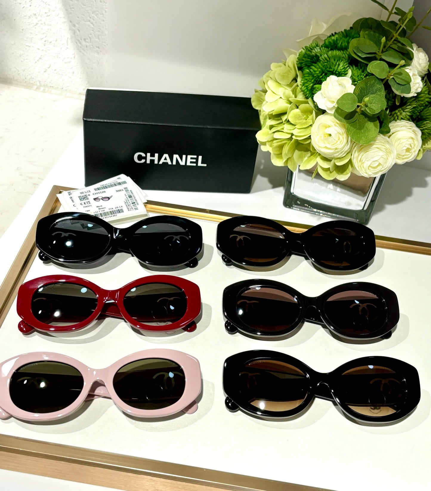 CHANEL 5528 Oval Women's Acetate Sunglasses  ✨ $640