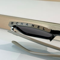 2024 Chanel CH5417 - Black/Beige Women's Acetate Sunglasses ✨