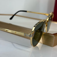 Cartier Exception POLARISED CT0425S 001 Sunglasses Pilot 59-16-140 ✨