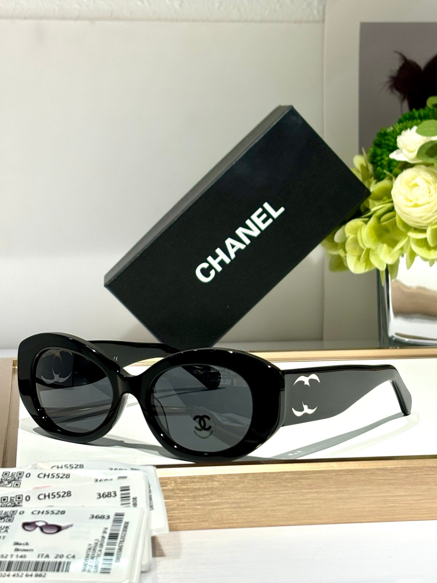 CHANEL 5528 Oval Women's Acetate Sunglasses  ✨ $640