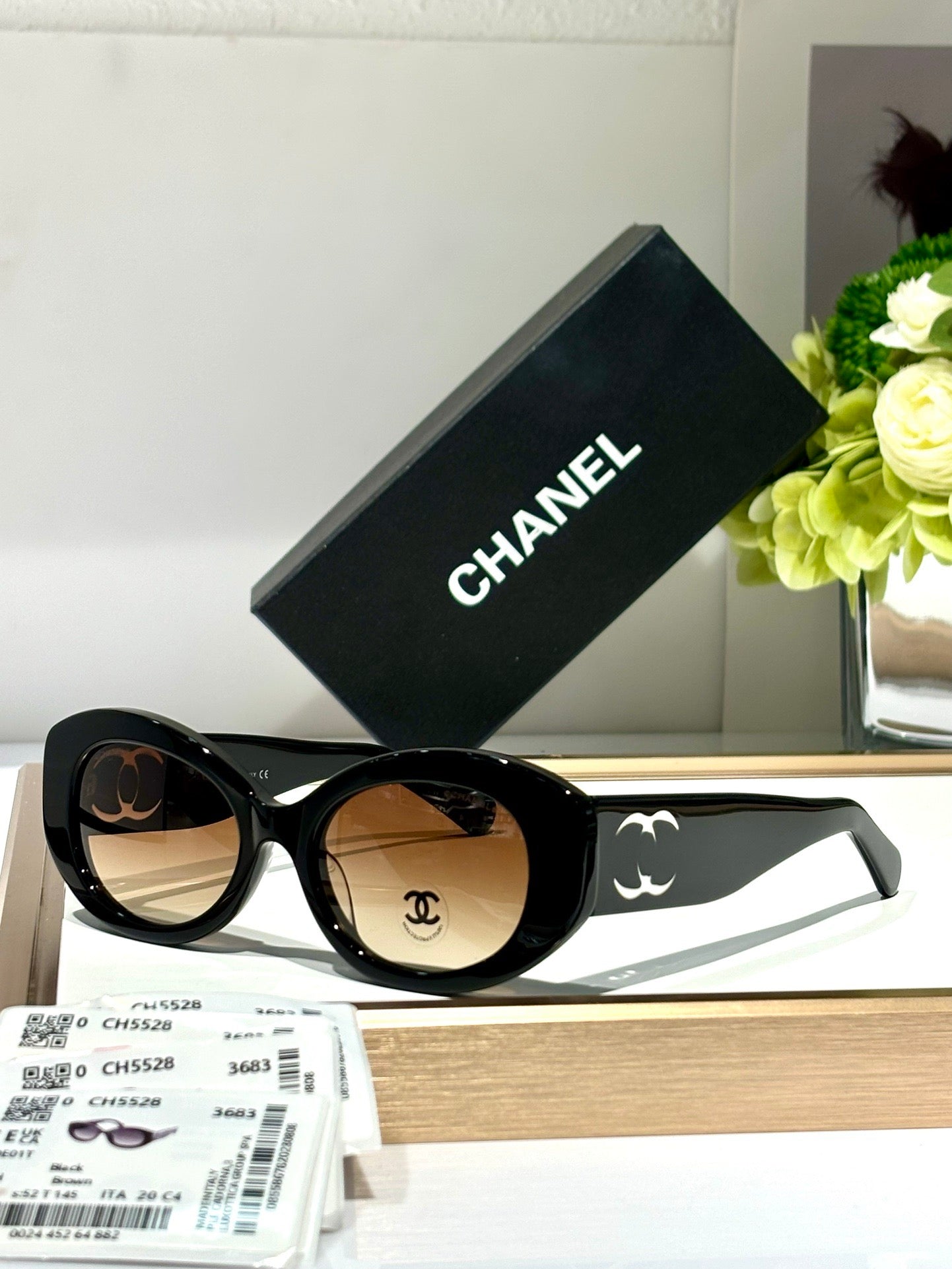 CHANEL 5528 Oval Women's Acetate Sunglasses  ✨ $640