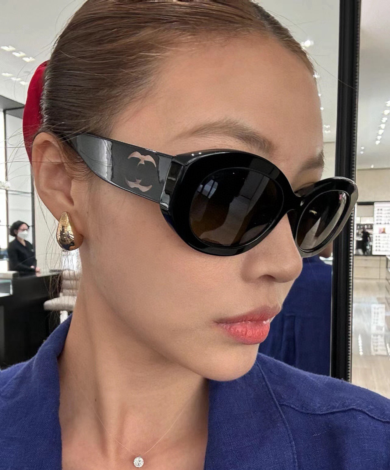 CHANEL 5528 Oval Women's Acetate Sunglasses  ✨ $640