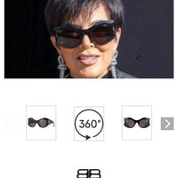 BALENCIAGA Hourglass 0256S  Sunglasses 👽