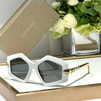 Bvlgari BV40003 Serpenti Geometric Sunglasses ✨