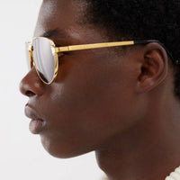 Cartier Exception POLARISED CT0425S 001 Sunglasses Pilot 59-16-140 ✨