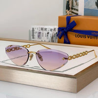 Louis Vuitton Z3015U LV Jewel Low Cat Eye Sunglasses  ✨
