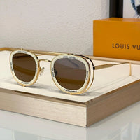 Louis Vuitton Z2213U  LV Super Vision Metal Pilot Square Sunglasses  ✨