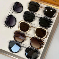 Louis Vuitton Z2213U  LV Super Vision Metal Pilot Square Sunglasses  ✨