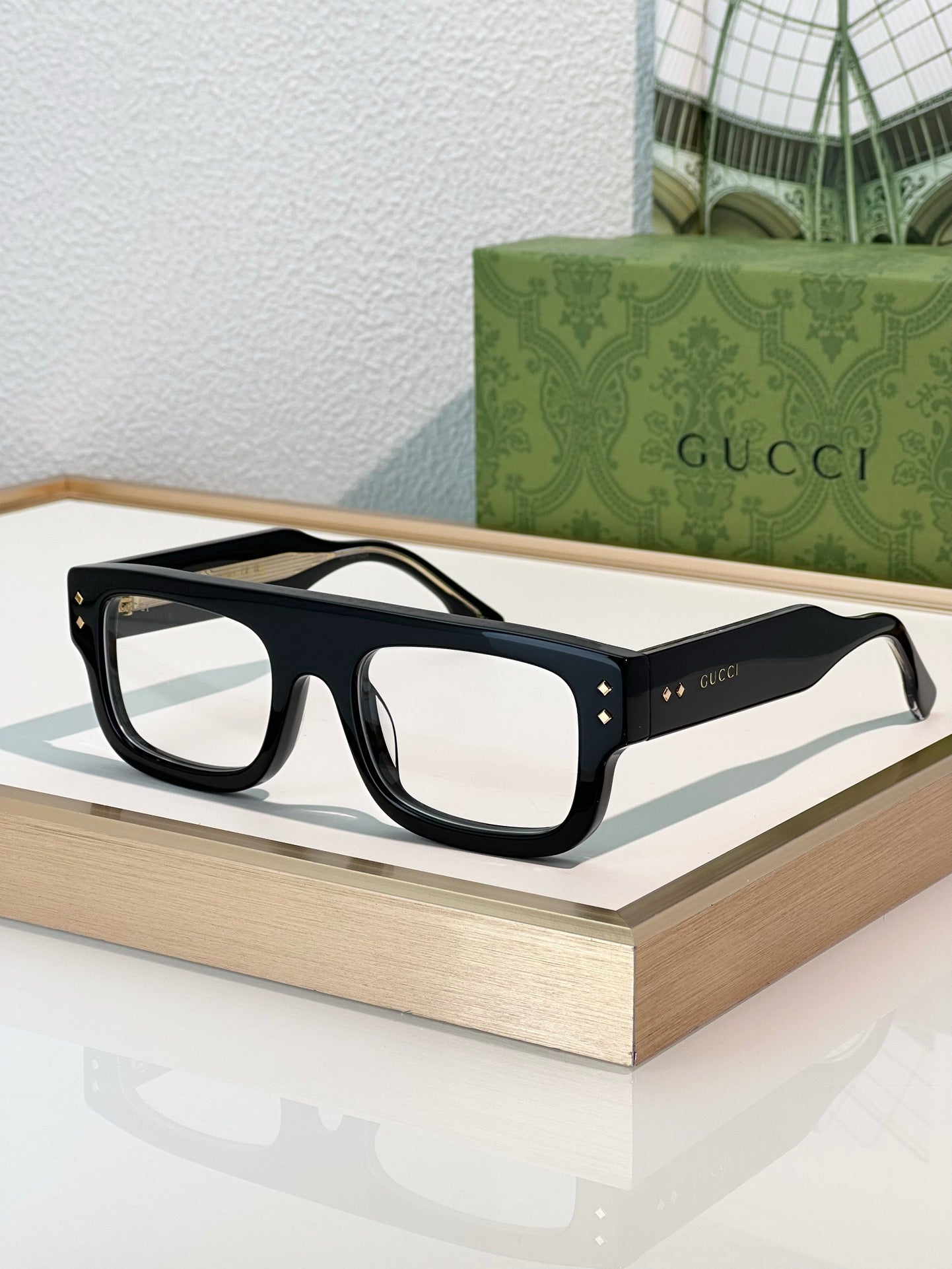 Gucci GG 1085S Unisex  Full Rim Square Sunglasses ✨