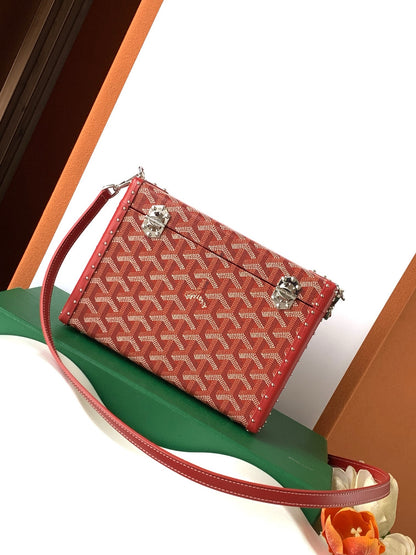 Goyard Cassette Trunk Strap Bag - 11 Available Colors ✨ - onlinechics.com