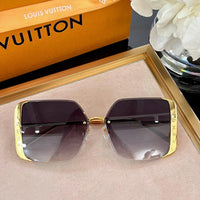 Louis Vuitton Z1994U LV Moon Metal Square Sunglasses Women's Sunglasses ✨
