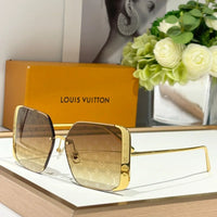 Louis Vuitton Z1994U LV Moon Metal Square Sunglasses Women's Sunglasses ✨