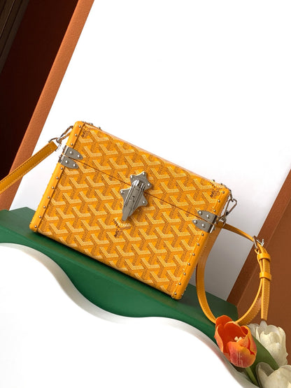 Goyard Cassette Trunk Strap Bag - 11 Available Colors ✨ - onlinechics.com