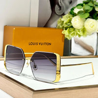 Louis Vuitton Z1994U LV Moon Metal Square Sunglasses Women's Sunglasses ✨