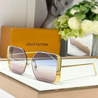 Louis Vuitton Z1994U LV Moon Metal Square Sunglasses Women's Sunglasses ✨