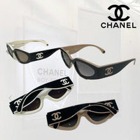 CHANEL SHIELD 6057  Rectangle Women's Acetate Sunglasses  ✨