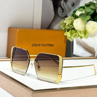 Louis Vuitton Z1994U LV Moon Metal Square Sunglasses Women's Sunglasses ✨