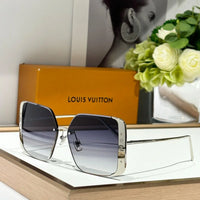 Louis Vuitton Z1994U LV Moon Metal Square Sunglasses Women's Sunglasses ✨