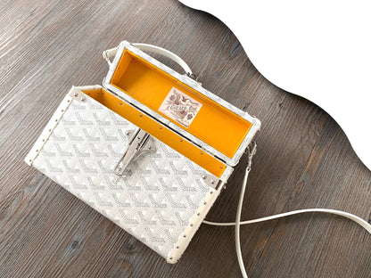 Goyard Cassette Trunk Strap Bag - 11 Available Colors ✨ - onlinechics.com