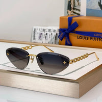 Louis Vuitton Z3015U LV Jewel Low Cat Eye Sunglasses  ✨