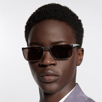 Louis Vuitton Z3240U LV Heritage Metal Low Square Sunglasses✨